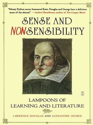 cover image of Sense and Nonsensibility
